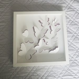IKEA butterfly shadowbox art